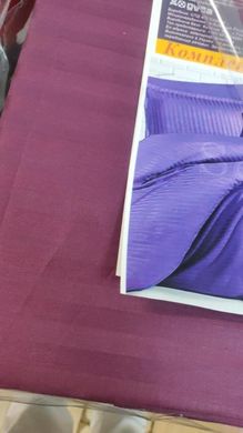 Фото Комплект постільної білизни Stripe Purple Selena Сатин Страйп Фіолетовий 310090