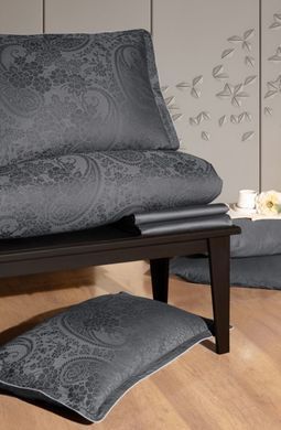 Фото Постільна білизна La Romano Premium Satin Tracy Steel Grey 41121 m019577