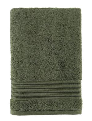 Фото Махровое полотенце Arya Жаккард Dophne 100% Хлопок Темно Зеленый