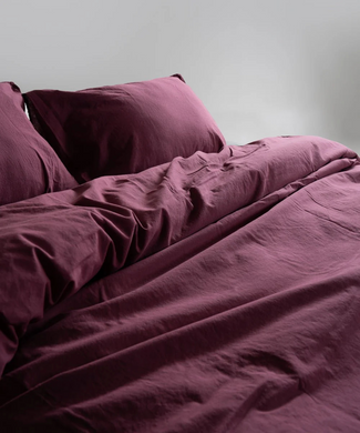 Фото Комплект постільної білизни Limasso Stonewashed Варена Бавовна Raspberry ХМ31361