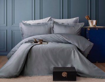 Фото Комплект постільної білизни Pupilla Exclusive Satin Lara Antrasit хм40765