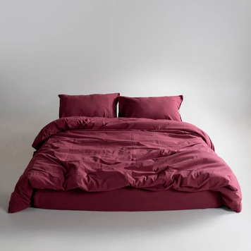 Фото Комплект постільної білизни Limasso Stonewashed Варена Бавовна Raspberry ХМ31361