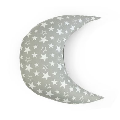 Фото Декоративна подушка Місяць Star Руно Сіра