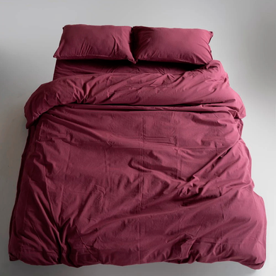Фото Комплект постільної білизни Limasso Stonewashed Варена Бавовна Raspberry ХМ31361