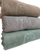 Фото №5 из 5 товара Полотенце махровое Zeron 100% Хлопок Damask Серое
