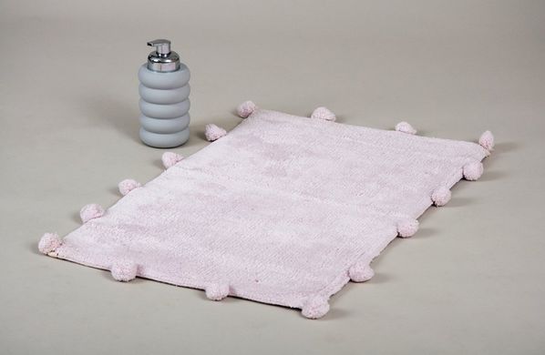 Фото Рожевий килимок у ванну Irya 100% Бавовна Alya Pembe