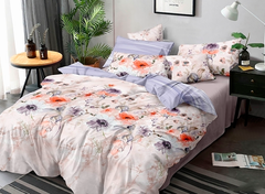 Фото Комплект постельного белья ТМ TAG Сатин Цветочное Поле S500