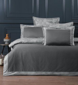 Фото Постільна білизна La Romano Silk Satin Rivano Steelgrey 40789