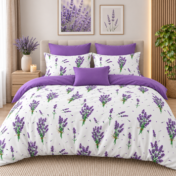 Фото Комплект постельного белья Lavender Breeze 100% Хлопок Бязь Люкс