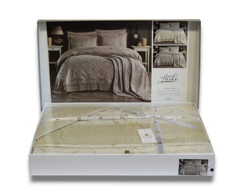 Фото Покривало Шенілове з наволочками Modabox Atike Tas 34339