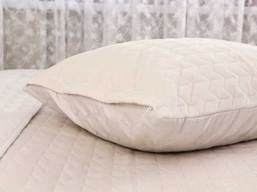 Фото Велюровый чехол на подушку Руно Velour Ice Светло-серый
