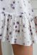 Фото №6 з 11 товару Муслінова сукня з коротким рукавом Фіолетовіі Квіти  V.Velika 120/23 фіолетова квітка