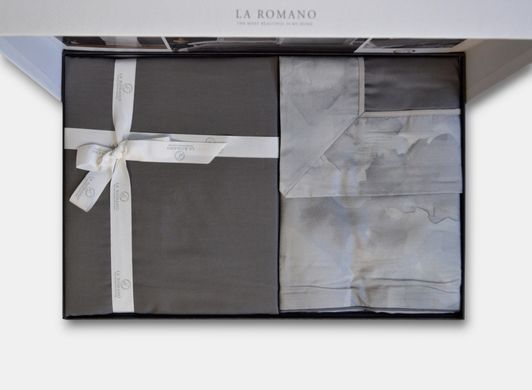 Фото Постільна білизна La Romano Silk Satin Rivano Steelgrey 40789
