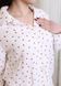 Фото №3 из 8 товара Женская муслиновая пижама Брюки + Сорочка Маленькие Красные Сердечки