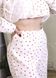 Фото №4 из 8 товара Женская муслиновая пижама Брюки + Сорочка Маленькие Красные Сердечки