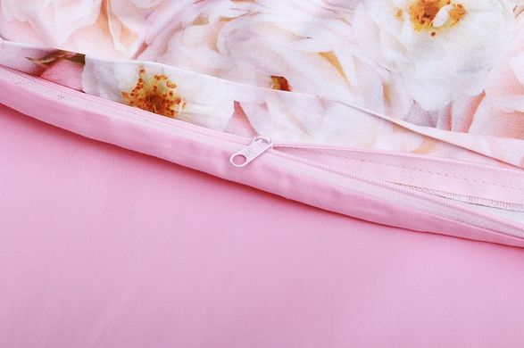 Фото Комплект постельного белья ТМ TAG Сатин Premium Розовая Симфония PT-007