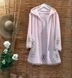 Фото №1 з 2 товару Набір жіночий махровий халат з каптуром + тапочки Soft Arya 100% Бавовна Рожевий A107221 A107064
