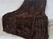 Фото №2 з 3 товару Хутряний плед-покривало Травка Темно-Шоколадний
