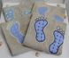 Фото №2 з 3 товару Рушник-килимок для ніг махровий 100% Бавовна 650 г Бежевий Ніжки
