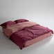 Фото №5 из 9 товара Постельное белье Вареный Хлопок Limasso Stonewashed Essualte Old Rose-Raspberry