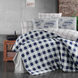Фото №1 из 4 товара Постельное белье Edmon Dark Navy Blue Ранфорс De Luxe First Choice