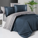 Фото №1 з 5 товару Сатинова постільна білизна First Choice Deluxe Satin Dark Serenity Denim-Grey 31452