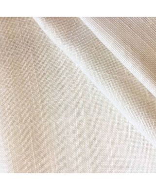 Фото Готовая льняная штора-гардина на петлях Crema Прованс