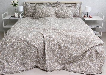 Фото Постельное белье Tag Ранфорс Гофре 100% Хлопок Rose Beige