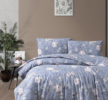 Фото Постільна білизна First Choice Homesko Ранфорс 100% Бавовна Ibiza Indigo 40192