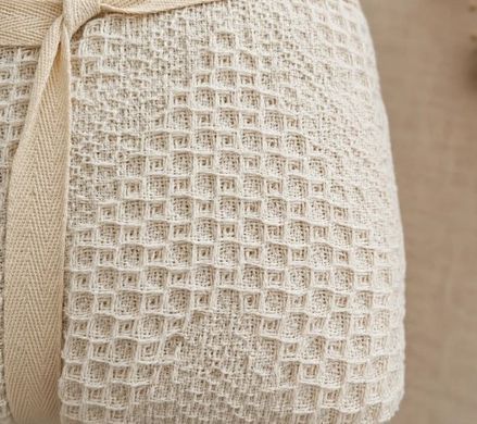 Фото Бавовняне покривало-піке Zig Zag Cream ly2321