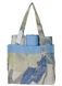 Фото №6 з 6 товару Набір бавоняних рушників-серветок в торбі Прованс Блакитні Квіти