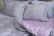 Фото №4 из 5 товара Комплект постельного белья ТМ TAG Сатин Premium Рогожка Сиреневая PT-016