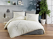 Фото №1 из 2 товара Сатиновое постельное белье с вышивкой Satin Deluxe Gri 100% Хлопок