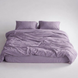 Фото №1 из 7 товара Постельное белье Limasso Stonewashed Вареный Хлопок Standart Natural Violet