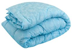 Фото Зимнее силиконовое одеяло Вензель Руно Голубое