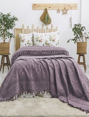 Фото Комплект постельного белья из Пике Saheser Viola Murdum 100% Хлопок