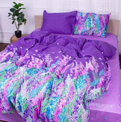 Фото Комплект постельного белья Сатин Selena Purple Garden