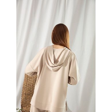 Фото Женский комплект Свитшот + Брюки Вискоза Penelope Rue Beige Oversize Бежевый