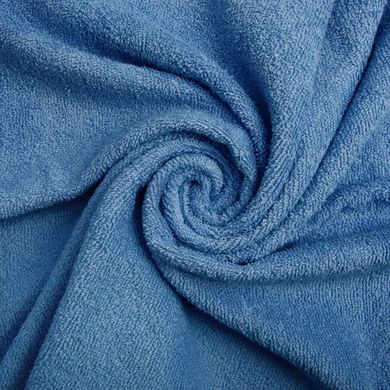Фото Синее махровое полотенце Версаче Ideia 100% Хлопок 380г