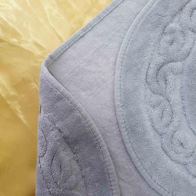 Фото Набор овальных ковриков в ванную 100% Хлопок Cotton Mat Светло-персиковый