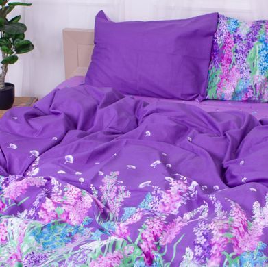 Фото Комплект постельного белья Сатин Selena Purple Garden