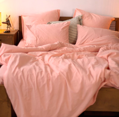 Фото Комплект постельного белья Viluta Вареный Хлопок Tiare Wash 33 Розовый