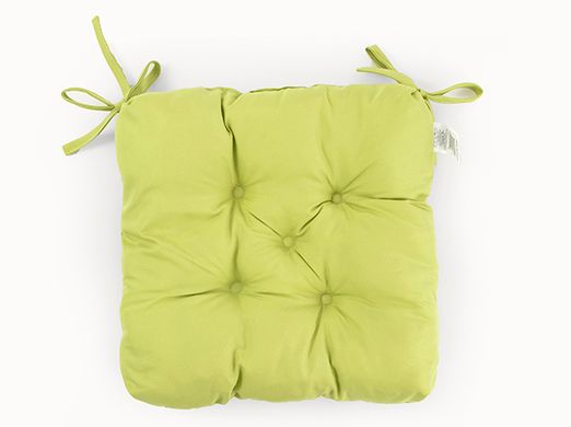 Фото Оливковая подушка для стула Руно
