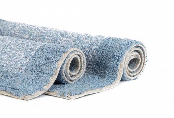Фото Набір прямокутних килимків у ванну Shalla Fabio Mavi Блакитний