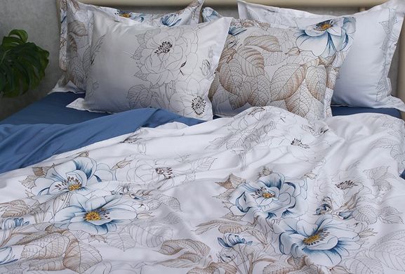 Фото Комплект постельного белья ТМ TAG Сатин Premium Арбелла PT-005