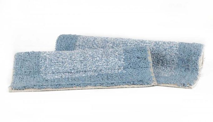 Фото Набір прямокутних килимків у ванну Shalla Fabio Mavi Блакитний