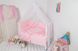 Фото №1 из 2 товара Набор в детскую кровать Клеточка Защитные Бортики + КПБ Розовый