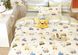 Фото №1 из 3 товара Комплект белья в детскую кроватку Viluta Сатин Твил № 686 простынь на резинке