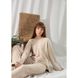 Фото №4 из 6 товара Женский комплект Свитшот + Брюки Вискоза Penelope Rue Beige Oversize Бежевый