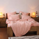 Фото №2 из 5 товара Комплект постельного белья Viluta Вареный Хлопок Tiare Wash 33 Розовый
